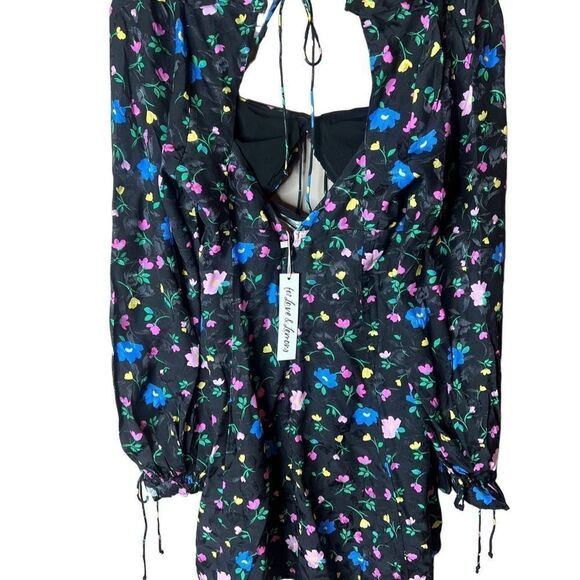 NWT For Love & Lemons Lexy Long Sleeve Mini Dress size Small - Picture 7 of 9